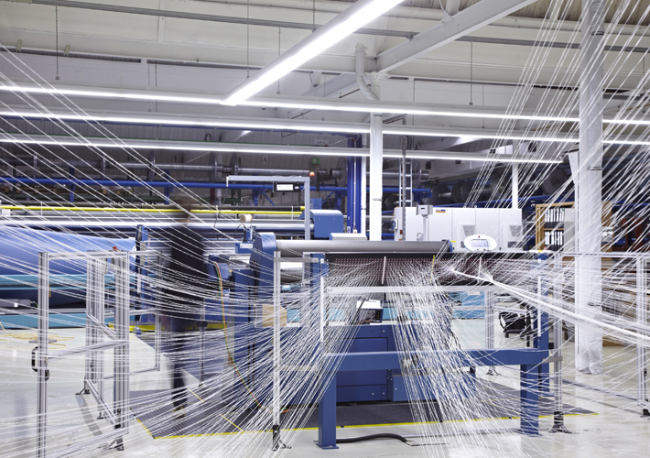 Foto Producir textiles de alta tecnología con aire comprimido Delcotex apuesta por los compresores de BOGE. Aumentar considerablemente la eficiencia con el T 220. 